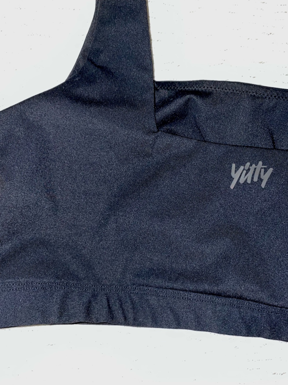 Yitty Ultra Lift Square Neck Sports Bra LARGE Black EUC - Picture 11 of 13